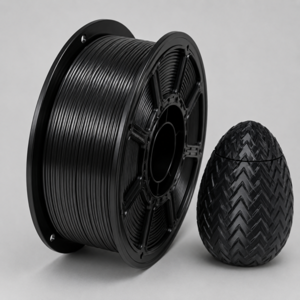 Filamento PLA Silk Preto 1,75mm – 1kg
